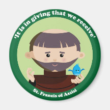 St. Francis of Assisi Fridge Magnets