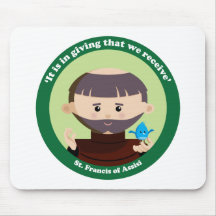 St. Francis of Assisi Mousepads