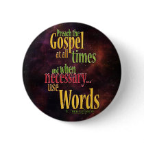 St. Francis of Assisi Quote Button