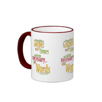 St. Francis of Assisi Quote Mugs