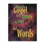 St. Francis of Assisi Quote postcards