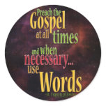 St. Francis of Assisi Quote stickers