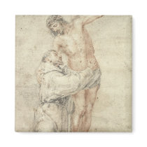 St. Francis Rejecting the World and Embracing Fridge Magnets