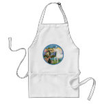 St Francis - White Arabian Horse aprons