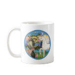 St Francis - White Arabian Horse Mugs