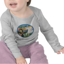 St Francis - White Arabian Horse T Shirts