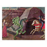 St. George And The Dragon By Uccello Paolo Custom Announcement