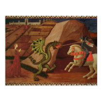 St. George and the Dragon, c.1439-40 postcards
