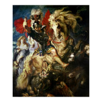 St. George and the Dragon, c.1606 posters