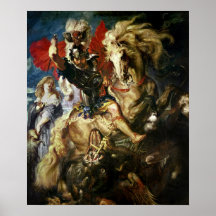 St. George and the Dragon, c.1606 Posters
