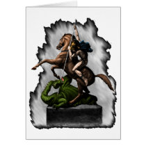 St. George and the Dragon Card