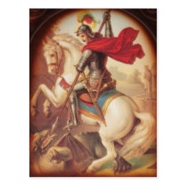 St. George and the Dragon postcards