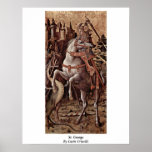 St. George By Carlo Crivelli posters