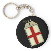 St George Cross Label Key Chains