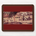 St. George Fighting The Dragon Detail By Carpaccio Mouse Pads