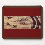 St. George Fighting The Dragon Detail By Carpaccio Mouse Pad