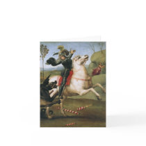 St. George Fighting the Dragon, Raphael Cards
