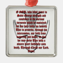 St George Shield Christmas Ornaments