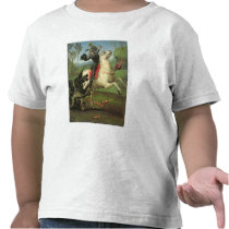 St. George Struggling with the Dragon t-shirts