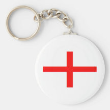 ST GEORGES FLAG - PLAIN KEYCHAINS