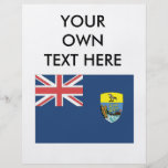 St. Helena Flag Personalized Flyer