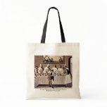 St Hugo Of Grenoble In The Carthusian Refectory Canvas Bags