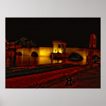 St. Ives Bridge at Night Print