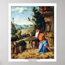 St. Jerome In A Landscape By Birth Name Posters
