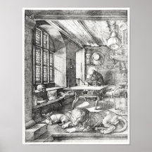 St. Jerome in his Study, 1514 Print