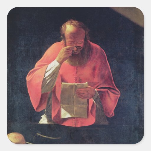 St.Jerome reading Sticker