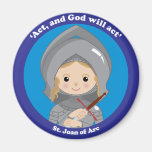 St. Joan of Arc Refrigerator Magnet