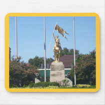St. Joan of Arc Statue Mousepad