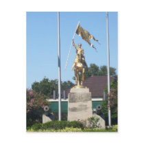 St. Joan of Arc Statue Postcard
