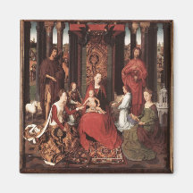 St. John Altarpiece by Memling Koelkast Magneetje
