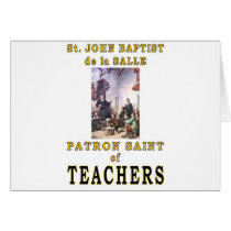 ST. JOHN BAPTIST de la SALLE Card