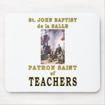 ST. JOHN BAPTIST de la SALLE Mouse Pads