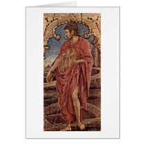 St. John The Baptist By Tura Cosimo Cards