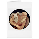 St. John The Evangelist Tondo By Jacopo Pontormo cards