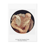 St. John The Evangelist Tondo By Jacopo Pontormo Postcard