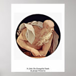 St. John The Evangelist Tondo By Jacopo Pontormo posters