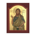 St. John the Forerunner and Baptist Prayer Card postcards