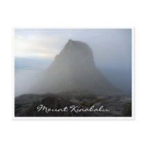 st johns peak kinabalu post card