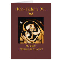 St Joseph Happy Father's Day Card