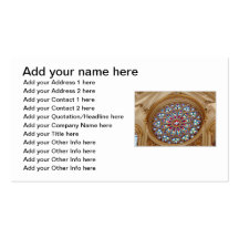 St. Joseph's Cathedral - Stained Glass Window Business Cards