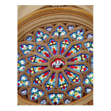 St. Joseph's Cathedral - Stained Glass Window Post Cards
