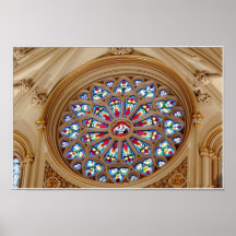 St. Joseph's Cathedral - Stained Glass Window Posters
