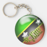 St Kitts & Nevis Patriotic Keychain