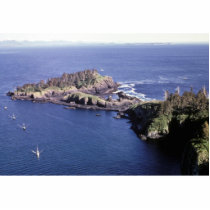 St. Lazaria, Aerial shot Photo Sculpture