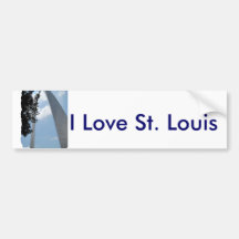 St. Louis Arch Bumper Sticker