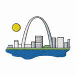 St. Louis Arch embroidered shirts